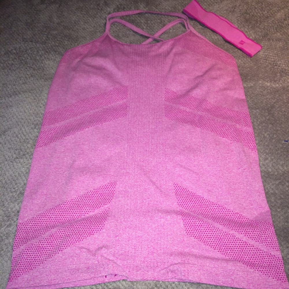 Fabletics Pink Tank Top - Picture 3 of 4